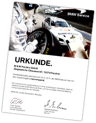 Ehrung für das Autohaus M&M